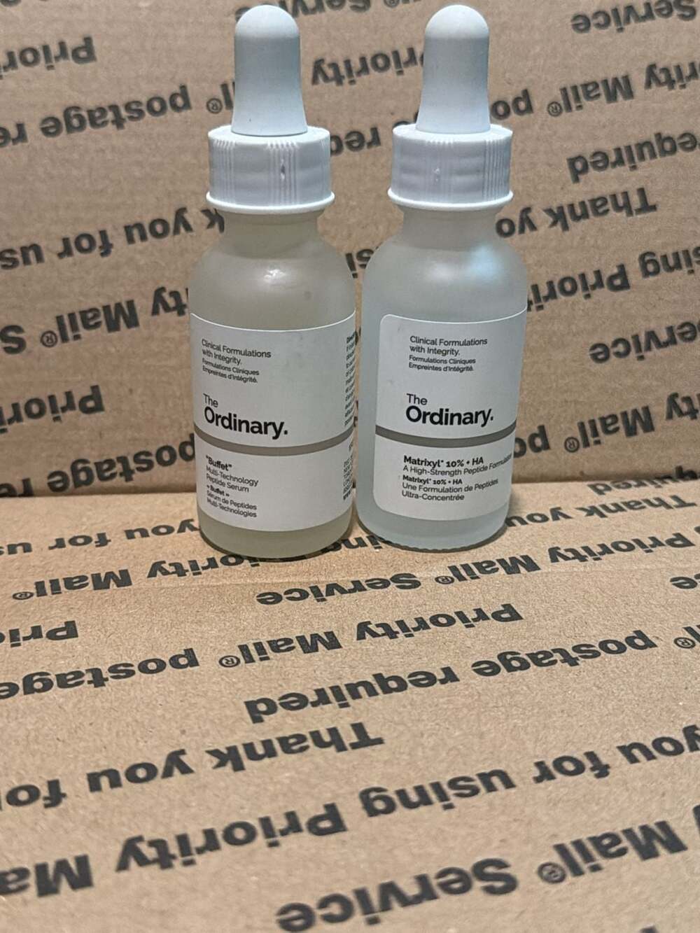 #315 The Ordinary Peptide Serums Set - Buffet & Matrixyl 10% + HA (30ml)